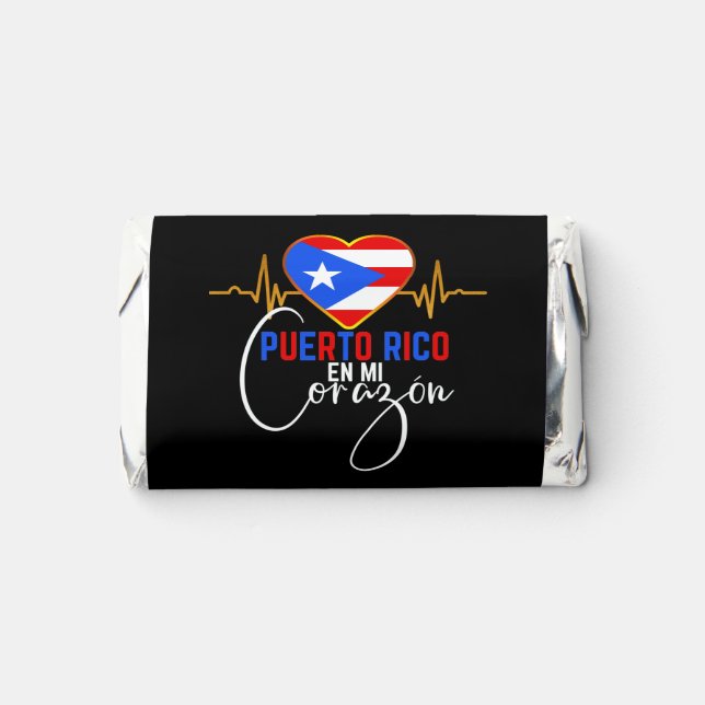 Puerto Rico en mi Corazon Puerto Rican Pride Hershey's Miniatures (Front)