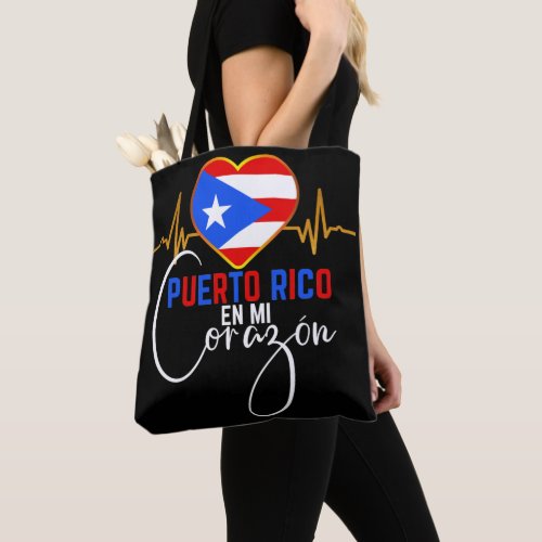 Puerto Rico en mi Corazon Puerto Rican Pride  Tote Bag