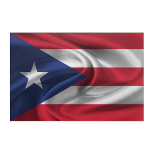 Puerto Rico Flag Acrylic Print
