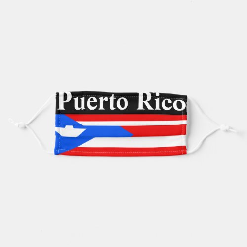 Puerto Rico Flag Adult Cloth Face Mask