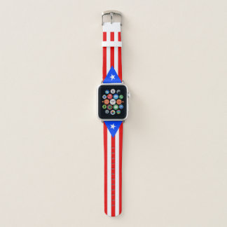 Puerto Rico Flag Apple Watch Band