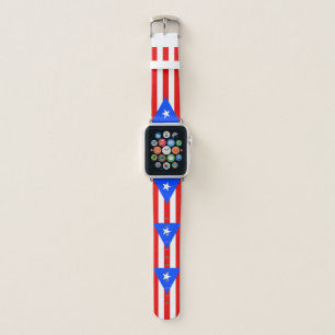 Puerto Rico Flag Apple Watch Band