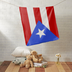 Puerto Rico flag Baby Blanket