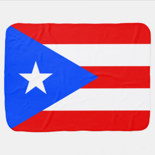 Puerto Rico Flag Baby Blanket