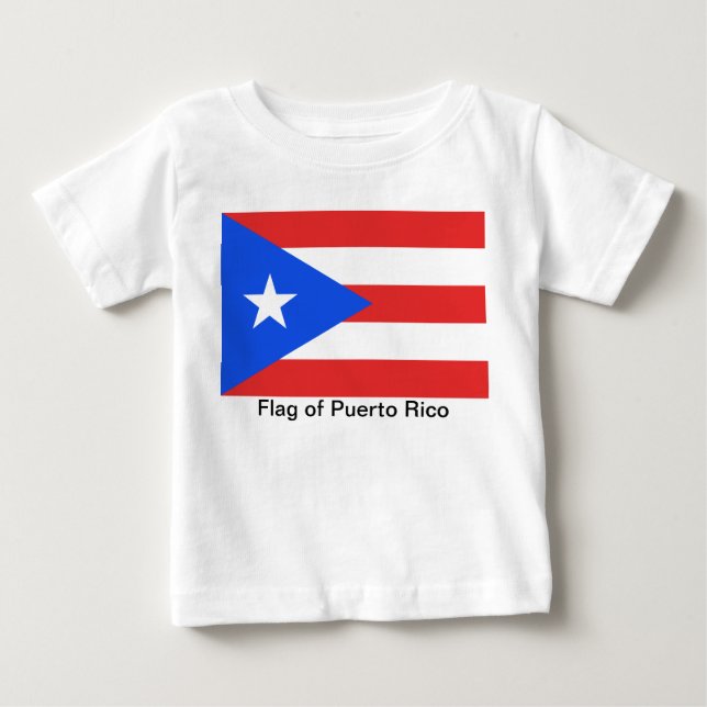 Puerto Rico Flag Baby T-Shirt (Front)