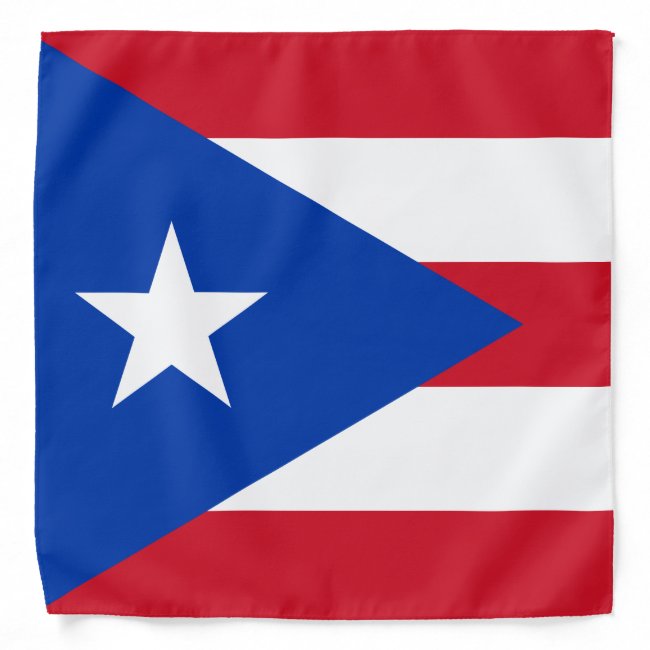 Puerto Rico Flag Bandana