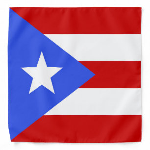 Puerto Rico flag Bandana