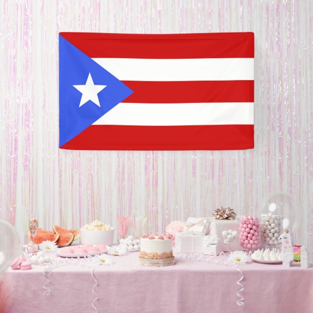 Puerto Rico flag Banner (Party)