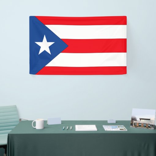 Puerto Rico Flag - Banner | Zazzle