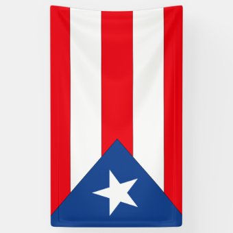 Puerto Rico Flag - Banner | Zazzle