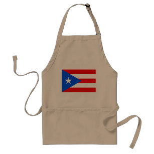 Puerto Rico Kitchen & BBQ Apron Set Flag and Mapa 3pcs 