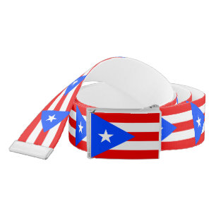 Puerto Rico Flag Belt