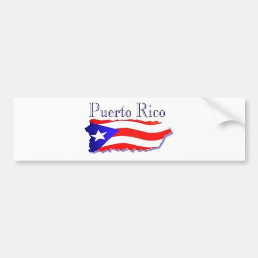 Puerto Rico Flag Boricua Bumper Sticker | Zazzle