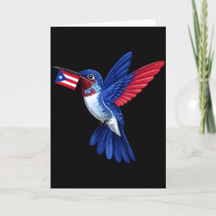 Puerto Rico Flag Boricua Puerto Rican Flag  Card