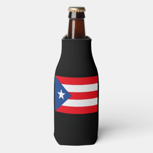 Puerto Rico Flag Bottle Cooler