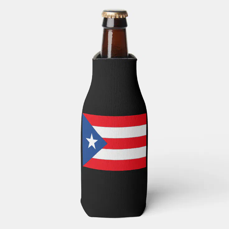 Puerto Rico Flag Bottle Cooler Zazzle