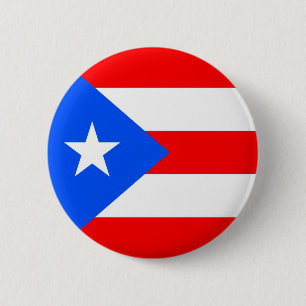 Puerto Rico Flag Button