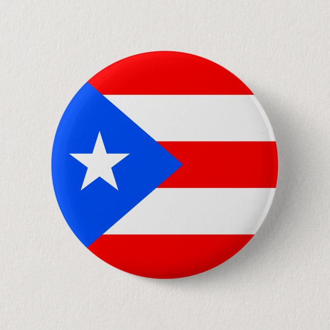Puerto Rico Flag Button (Front)
