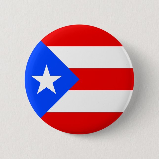 Puerto Rico Flag Button (Front)