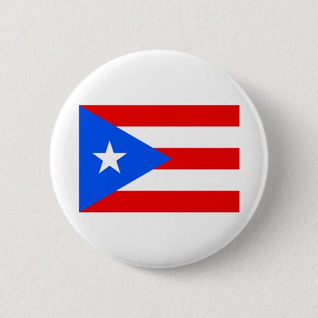 Puerto Rico Flag Button (Front)