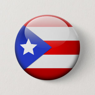 Puerto Rico Flag Button