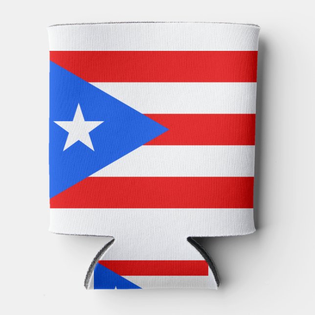 Puerto Rico Flag Can Cooler (Front)