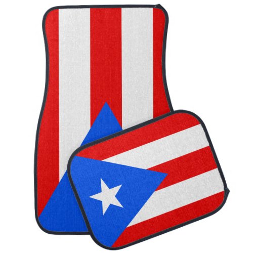 Puerto Rico Flag Car Floor Mat