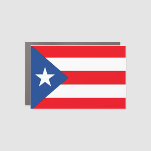 Puerto Rico Flag Car Magnet