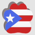 Puerto Rico flag Car Magnet