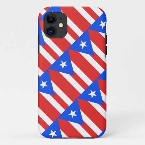 Puerto Rico Flag iPhone 11 Case