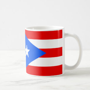 Puerto Rico Flag Ceramic Coffee Mug