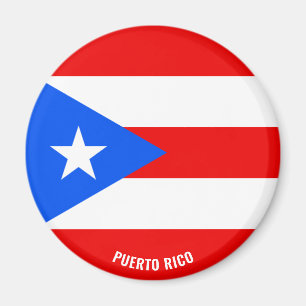 Puerto Rico Flag Charming Patriotic Magnet