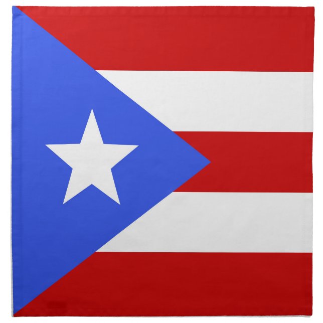 Puerto Rico flag Cloth Napkin (Front)