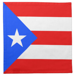 Puerto Rico Flag Cloth Napkin