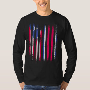 Puerto Rico Flag Costa Rica Grown Country Flags St T-Shirt