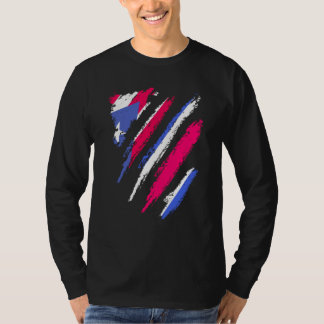 Puerto Rico Flag Costa Rica Grown Patriot Country T-Shirt