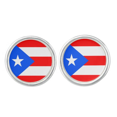 Puerto Rico Flag Cufflinks