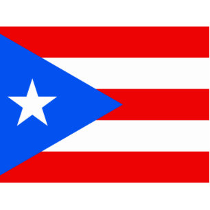 Puerto Rico Flag Cutout
