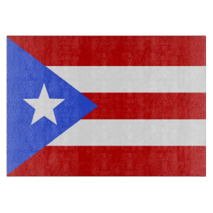 Puerto Rico flag Cutting Board