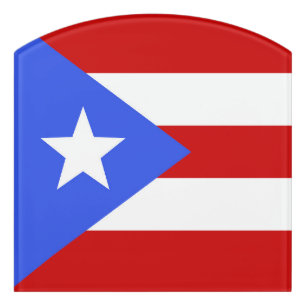 Puerto Rico flag Door Sign