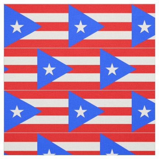 Puerto Rico Flag Fabric
