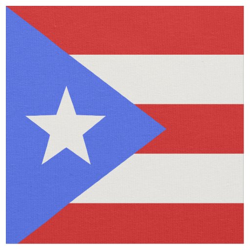 Puerto Rico flag Fabric