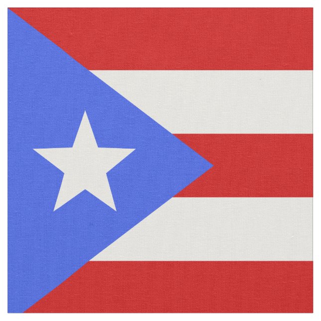 Puerto Rico flag Fabric (Close Up)