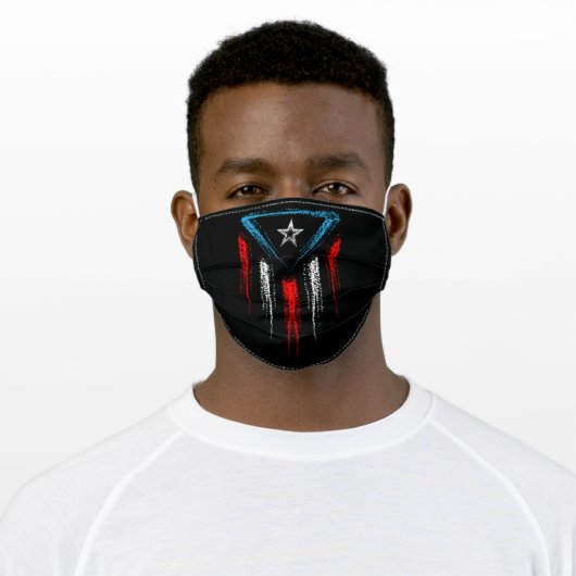 Puerto Rico Flag Face Mask (Worn)