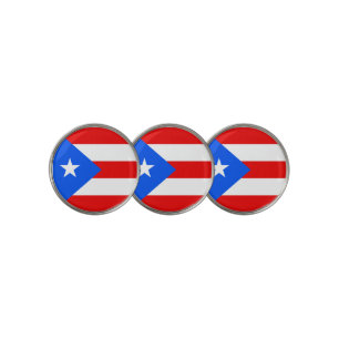 Puerto Rico Flag Golf Ball Marker