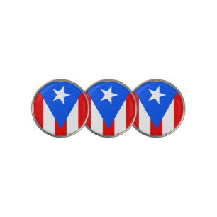 Puerto Rico Flag Golf Ball Marker