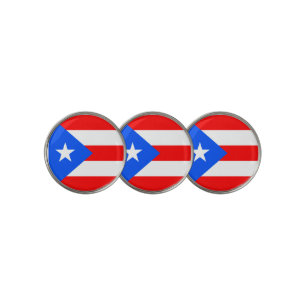 Puerto Rico Flag Golf Ball Marker