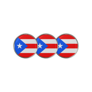 Puerto Rico Flag Golf Ball Marker