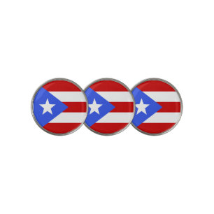 Puerto Rico flag Golf Ball Marker