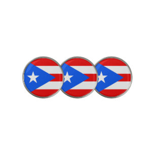Puerto Rico flag Golf Ball Marker